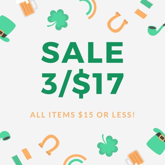 Quick Sale 3 items for only $17!